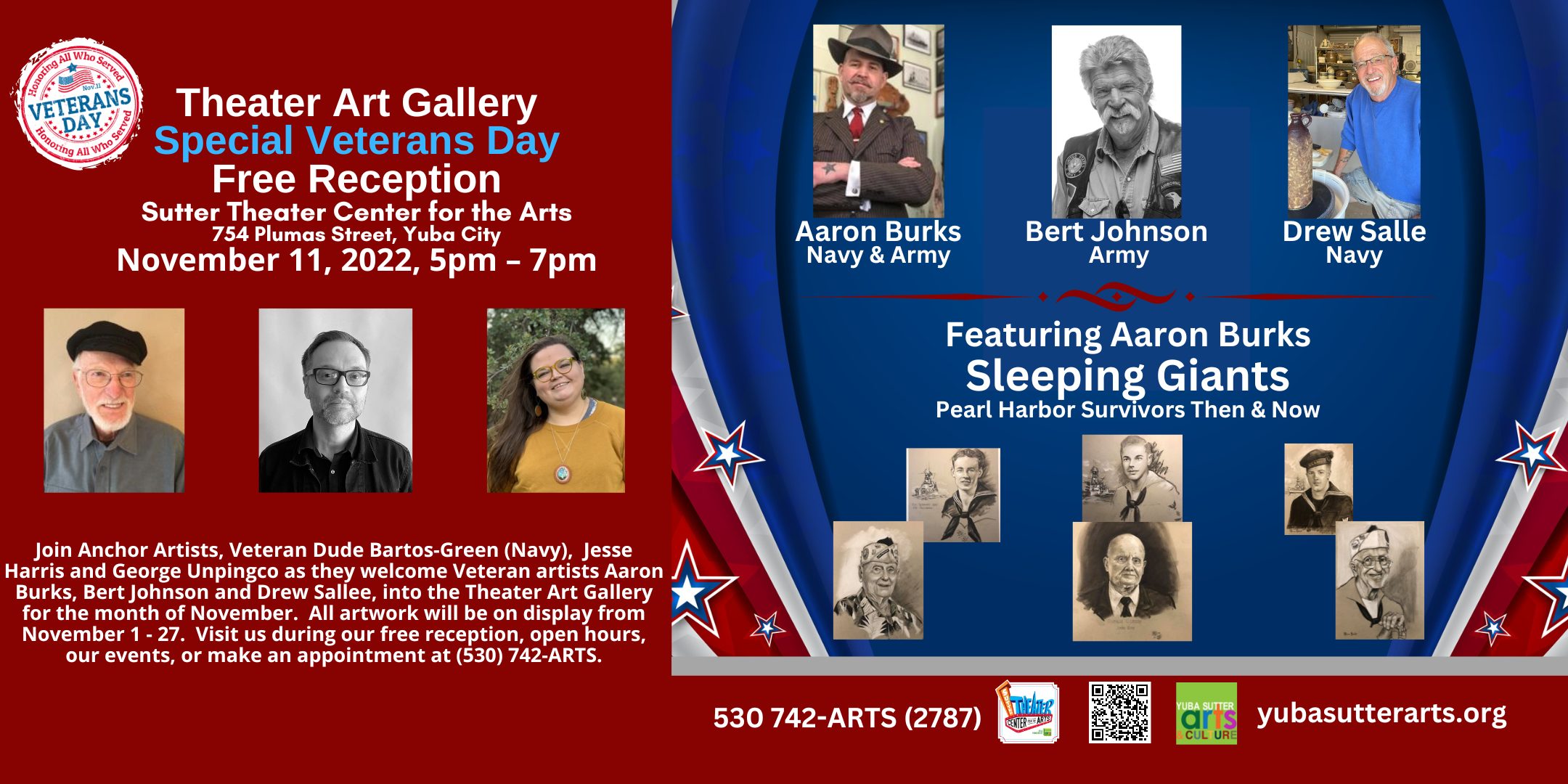 Veterans Day Events at Yuba Sutter Arts & Culture | Yuba Sutter Arts