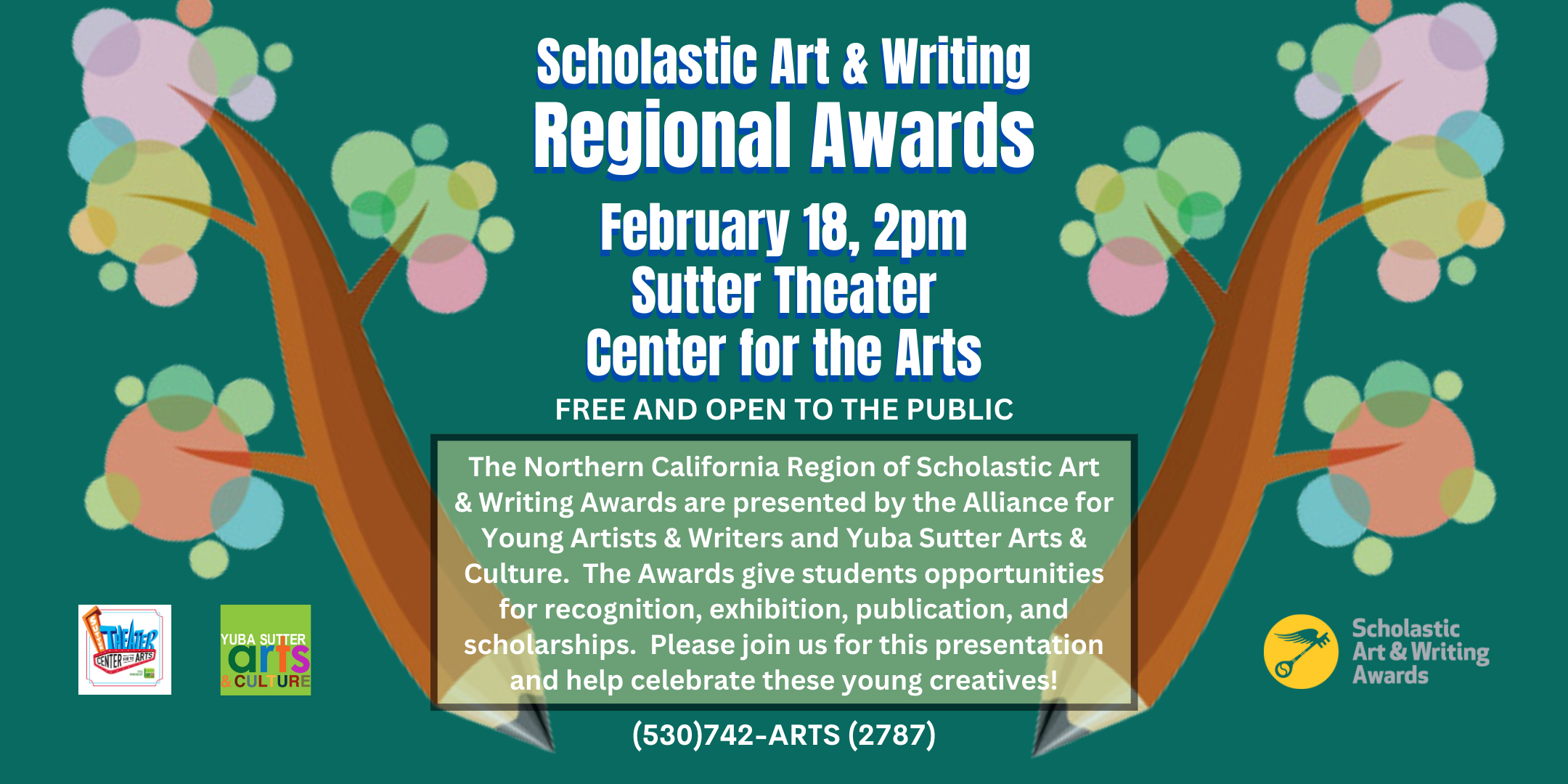 Scholastic Art & Writing Awards Ceremony at the Sutter Theater Center