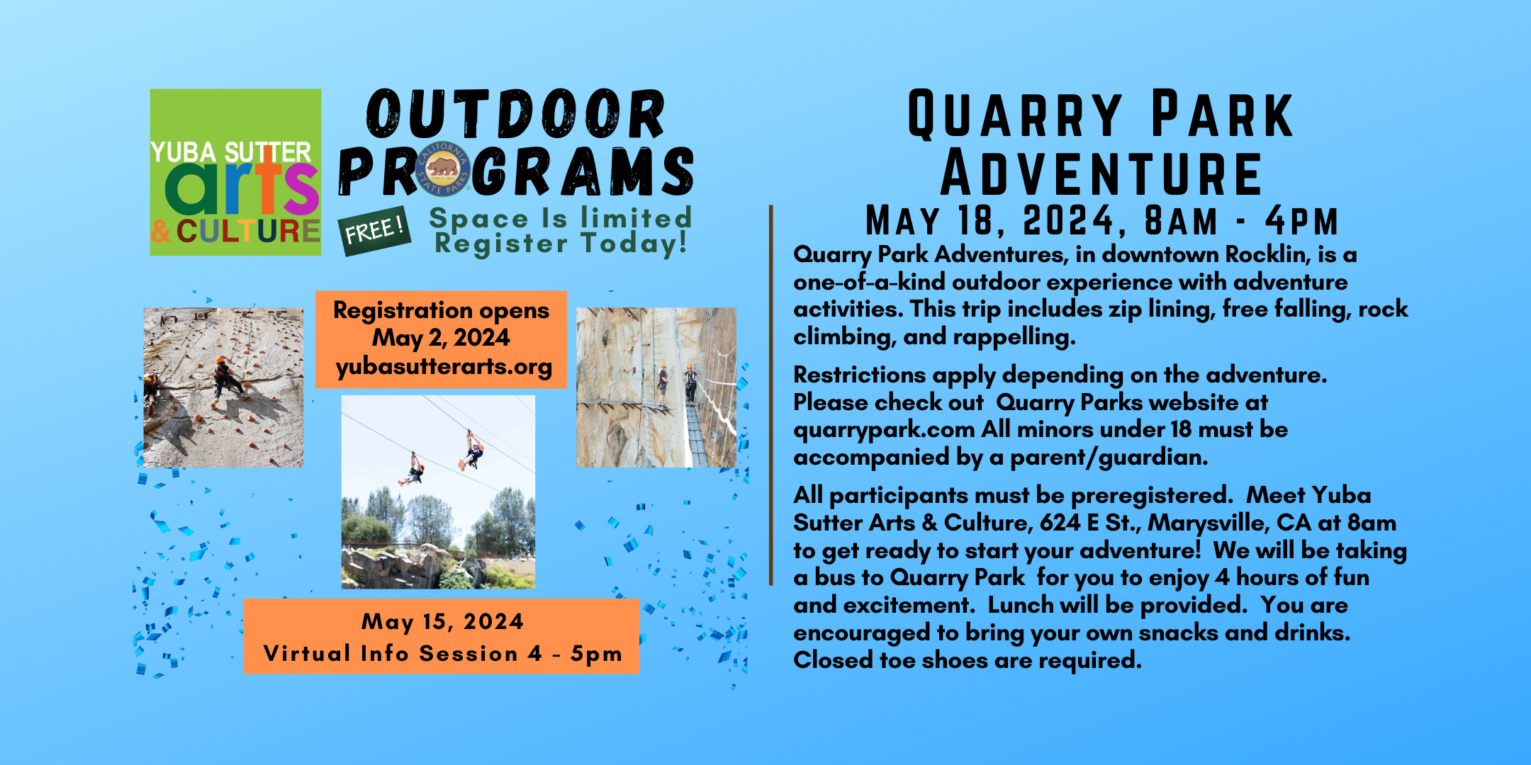 Free Family Outing to Quarry Park Adventures in Rocklin | Yuba Sutter ...